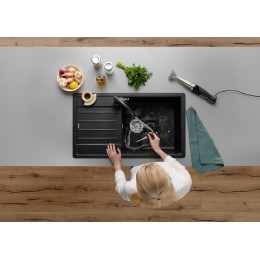 Смеситель Blanco MIDA-S 521455 Silgranit антрацит