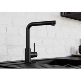 Смеситель Blanco MILA 526778 Silgranit матовый черный