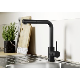 Смеситель Blanco MILA-S 526779 матовый черный