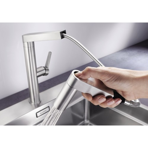 Смеситель Blanco PANERA-S 521547 нержавеющая сталь