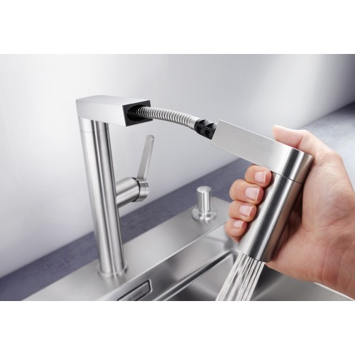 Смеситель Blanco PANERA-S 521547 нержавеющая сталь