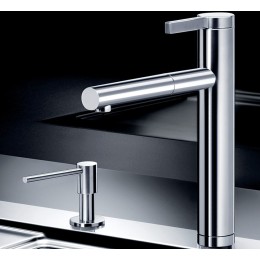 Смеситель Blanco Linee нержавеющая сталь матовая