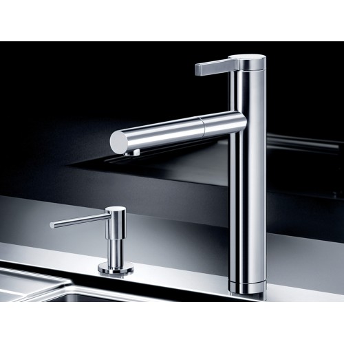 Смеситель Blanco Linee-S нержавеющая сталь матовая