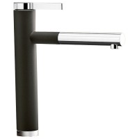 Смеситель Blanco Linee-S Silgranit антрацит Смеситель Blanco Linee-S Silgranit антрацит