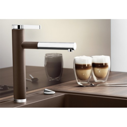 Смеситель Blanco Linee-S Silgranit антрацит