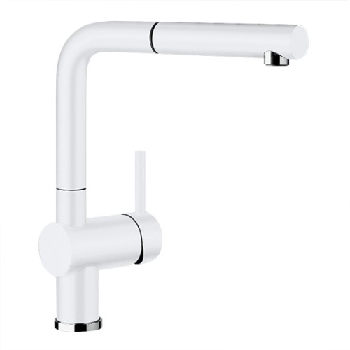 Смеситель Blanco Linus-S керамика глянцевый белый