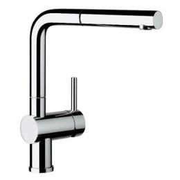 Смеситель Blanco Linus-S рычаг справа нержавеющая сталь