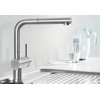 Смеситель Blanco Linus-S рычаг справа хром