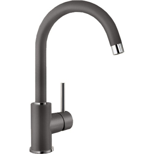 Смеситель Blanco MIDA Silgranit темная скала