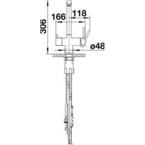 Смеситель Blanco FONTAS-S II SILGRANIT белый