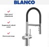 Смеситель 3-в-1 Blanco CATRIS-S Flexo Filter 526705 хром