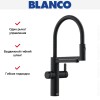 Смеситель 3-в-1 Blanco EVOL-S Pro Filter 526636 матовый черный