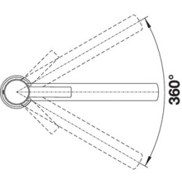 Смеситель Blanco AMBIS нержавеющая сталь полированная