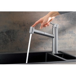 Смеситель Blanco AMBIS-S нержавеющая сталь полированная