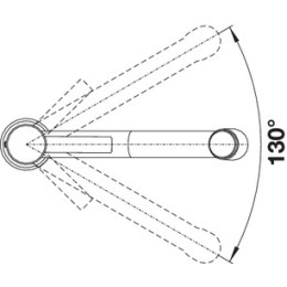 Смеситель Blanco AMBIS-S нержавеющая сталь полированная