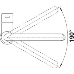 Смеситель Blanco CANDOR-S полированная нержавеющая сталь