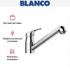 Смеситель Blanco DARAS-S-F 521752 хром