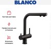 Смеситель Blanco FONTAS II 526670 Silgranit матовый черный