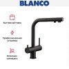 Смеситель Blanco FONTAS-S II 526672 Silgranit матовый черный