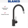 Смеситель Blanco MIDA-S 521455 Silgranit антрацит