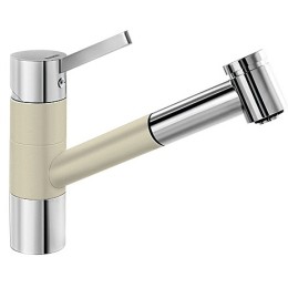 Смеситель Blanco Tivo-S chrome/Silgranit жасмин