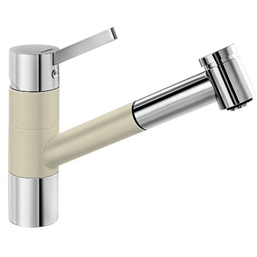 Смеситель Blanco Tivo-S chrome/Silgranit жасмин