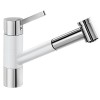 Смеситель Blanco Tivo-S chrome/Silgranit белый