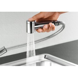 Смеситель Blanco Tivo-S chrome/Silgranit антрацит