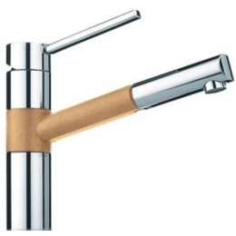 Смеситель Franke 350 хром/бежевый