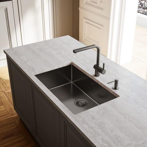 Смеситель Franke Atlas Neo сталь PVD антрацит