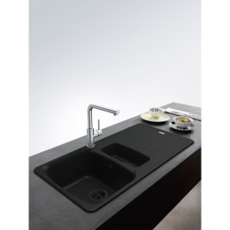 Смеситель Franke Smart Glenda выдвижной шланг нержавеющая сталь