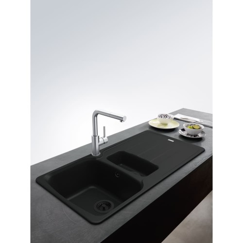 Смеситель Franke Smart Glenda выдвижной шланг нержавеющая сталь