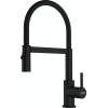 Смеситель Franke Lina Semi-pro с выдвижным шлангом черный матовый