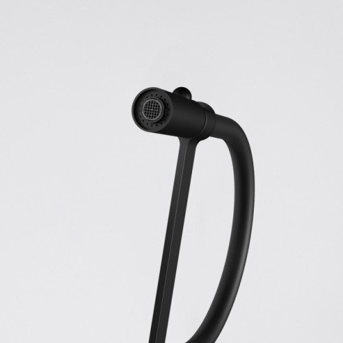 Смеситель Franke Lina Semi-pro с выдвижным шлангом черный матовый