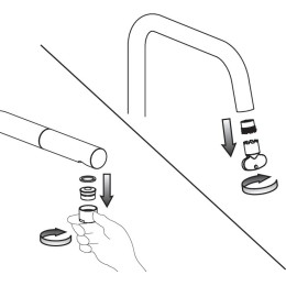 Смеситель Franke Neptune Evo nozzle белый