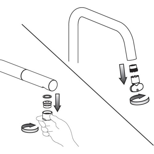 Смеситель Franke Neptune Evo nozzle белый