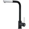 Смеситель Franke Sirius c выдвижном носиком Хром/Оникс