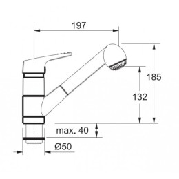 Смеситель Franke 470-1 хром/графит