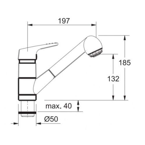 Смеситель Franke 470-1 хром/графит