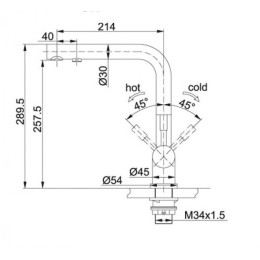 Смеситель Franke Atlas Clear Water нержавеющая сталь