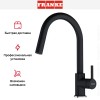 Смеситель Franke Lina с выдвижным шлангом оникс