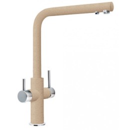 Смеситель Franke Neptune Clear Water хром/бежевый