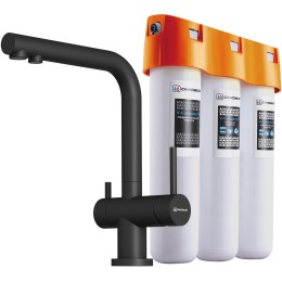 Комплект смесителя Omoikiri NAGANO BL-P + PURE DROP LITE