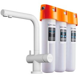 Комплект смесителя Omoikiri NAGANO WH-P + PURE DROP LITE