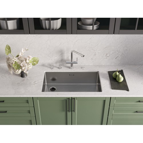 Смеситель Omoikiri KARATSU-S BN нержавеющая сталь