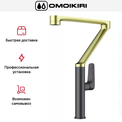 Смеситель Omoikiri TARA LG-GM