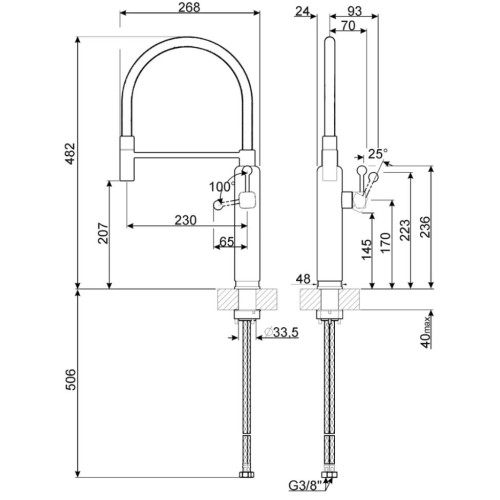 Смеситель Smeg MDF50PB