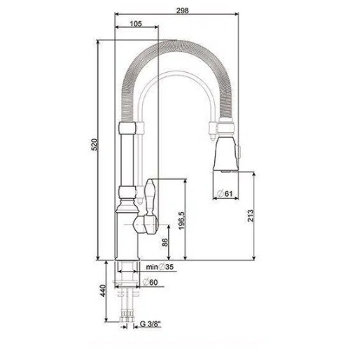 Смеситель Smeg MIDR7CR-2