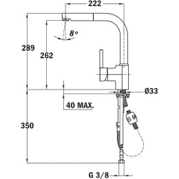 Смеситель Teka ARK 938 WHITE