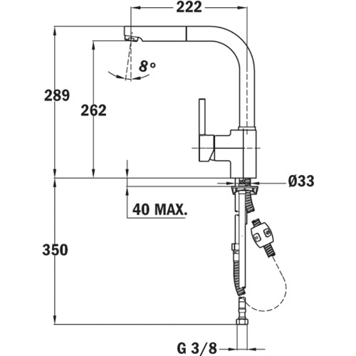 Смеситель Teka ARK 938 WHITE